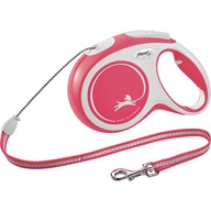 Flexi New Comfort M lanko 8 m červené 20 kg - Vodítka navíjecí