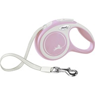 Flexi New Comfort XS pásek 3 m sv. růžové 12 kg - Vodítka navíjecí