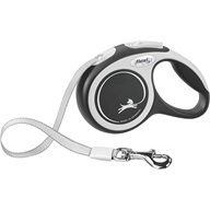 Flexi New Comfort XS pásek 3 m černé 12 kg - Postroje a vodítka