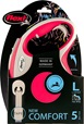 Flexi New Comfort L pásek 5 m červené 60 kg - Vodítka
