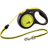 Flexi New Neon M lanko 5 m žluté 20 kg - Vodítka navíjecí