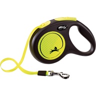 Flexi New Neon M pásek 5 m žluté 25 kg - Vodítka navíjecí