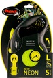Flexi New Neon L pásek 5 m žluté 50 kg - Vodítka