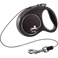 Flexi Black Design XS lanko 3 m černé 8 kg - Postroje a vodítka