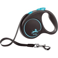 Flexi Black Design S pásek 5 m modré 15 kg - Vodítka navíjecí