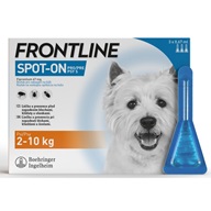 Frontline spot-on pro psy S a.u.v. sol 3 x 0,67 ml - Pipety (Spot On)