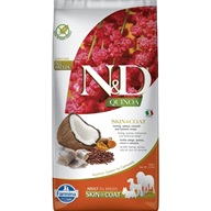 N&D QUINOA Dog GF Skin & Coat, Herring & Coconut Adult All Breeds 7 kg - Granule pro psy