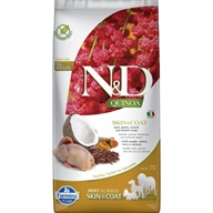 N&D QUINOA Dog GF Skin & Coat, Quail & Coconut Adult All Breed 7 kg - Granule pro psy