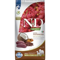 N&D QUINOA Dog Skin & Coat Venison Adult Medium & Maxi 7 kg - Granule pro psy