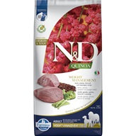 N&D QUINOA Dog Weight Management Lamb Adult Medium & Maxi 7 kg - Granule pro psy