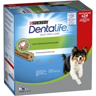 Purina DentaLife Medium Multipack 15 - 25 kg 24tyčinek - Dentální pamlsky