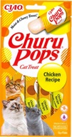 Inaba Churu Pops cat snack kuře 4x15 g - Výprodej
