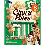 Inaba Churu Bites Dog Snack kuře & tuňák 8 × 12 g