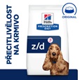 Hill's Prescription Diet Canine z/d 10 kg - Granule pro psy