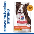 Hill's Science Plan Canine Perfect Digestion Medium 14 kg - Akční nabídka