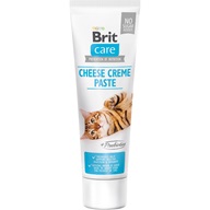 Brit Care Cat Paste Cheese Creme enriched with Prebiotics 100 g - Posílení imunity