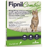 Fipnil Combo spot-on pro kočky a fretky 3 x 0,5 ml - Pipety (Spot On)