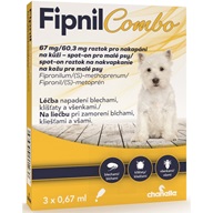 Fipnil Combo spot-on pro psy S 3 x 0,67 ml - Pipety (Spot On)