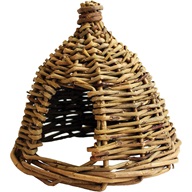 Hračka hlod. přírodní proutí pletený wigwam NatureFirst 12cm - Hračky, kolotoče, prolézačky
