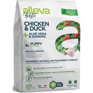 ALLEVA HOLISTIC Dog Dry Puppy/Junior Chicken Mini 800g - Granule s krátkou exp.