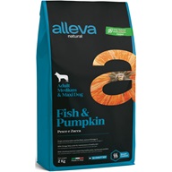 ALLEVA NATURAL Dog Dry Adult Fish&Pumpkin Medium/Maxi 2kg - Granule pro psy