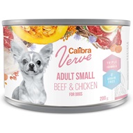 Calibra Dog Verve konz. GF Adult Small Beef & Chicken 200 g - Konzervy pro psy