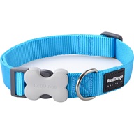 Red Dingo obojek jednobarevný tyrkysový 12mmx20-32cm  - Obojky a příslušenství