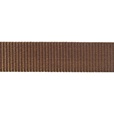 Red Dingo obojek jednobarevný hnědý 25mmx41-63cm - Obojky