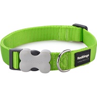 Red Dingo obojek jednobarevný limetkový 25mmx41-63cm - Obojky a příslušenství