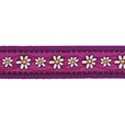 Red Dingo postroj Daisy Chain Purple 15mmx36-54cm - Výprodej