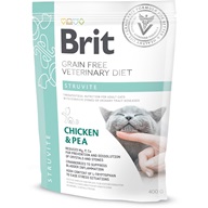 Brit GF Veterinary Diets Cat Struvite 400 g - Granule pro kočky, krmivo pro kočky
