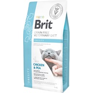 Brit GF Veterinary Diets Cat Obesity 5 kg - Granule pro kočky, krmivo pro kočky