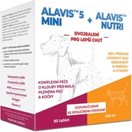 Dvojbalení Alavis 5 mini 90 tablet + Alavis Nutri 200 ml - Kosti a klouby