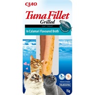 Inaba Tuna Fillet v kalamárovém vývaru 15 g - Sušené maso