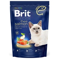 Brit Premium by Nature Cat Adult Salmon 800 g - Granule pro kočky, krmivo pro kočky