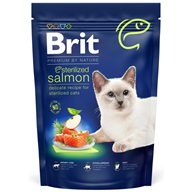 Brit Premium by Nature Cat Sterilized Salmon 800 g  - Granule pro kočky, krmivo pro kočky