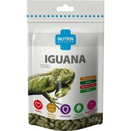 NUTRIN Aqua. Iguana Sticks, leguán 50 g - Krmivo