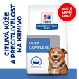 Hill's Prescription Diet Canine Derm Complete 4 kg - Granule pro psy