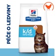 Hill's Prescription Diet Feline k/d Early Stage 3 kg - Granule pro kočky, krmivo pro kočky