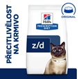 Hill's Prescription Diet Feline z/d 3 kg - Granule pro kočky, krmivo pro kočky