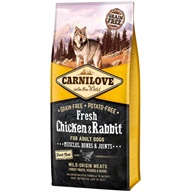 Carnilove Dog Fresh Chicken & Rabbit 12 kg - Granule pro psy