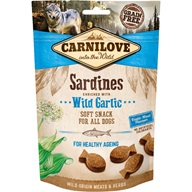 Carnilove Dog Semi Moist Snack Sardines enriched with Wild garlic 200 g