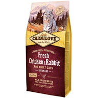 Carnilove Cat Fresh Chicken & Rabbit 6 kg - Granule pro kočky, krmivo pro kočky