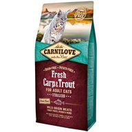 Carnilove Cat Fresh Carp & Trout Sterilized 6 kg - Granule pro kočky, krmivo pro kočky