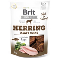 Brit Jerky Herring Meaty Coins 80 g - Pamlsky pro psy