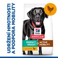 Hill's Science Plan Canine Adult Perfect Weight & Active Mobility Large Breed 12 - Granule pro psy