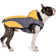 Obleček Vesta Esmé Lux II  šedá-okrová 45cm - Oblečky pro psy: vesty, bundy, kombinézy