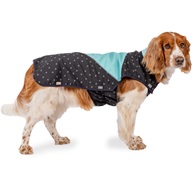 Obleček Vesta Splendor ll srdíčko-světle modrá 75cm - Oblečky pro psy: vesty, bundy, kombinézy