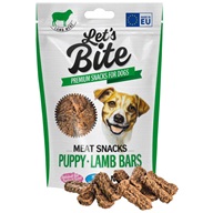 Let´s Bite Meat Snacks Puppy Lamb Bars 80 g - Pamlsky pro psy