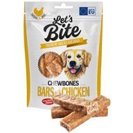 Let´s Bite Chewbones Bars with Chicken 175 g - Pamlsky pro psy